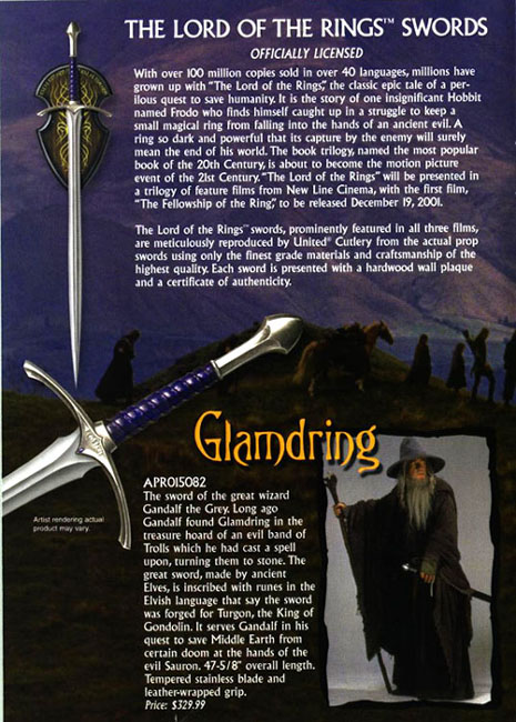 Meče z filmu-Glamdring