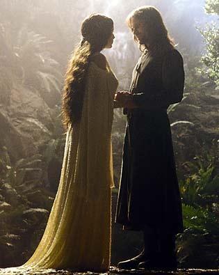 Aragorn a Arwen