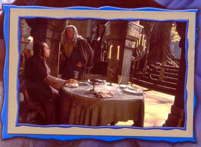 Elrond a Gandalf - vystřižená scéna