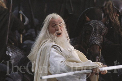 Gandalf Bílý se zlobí