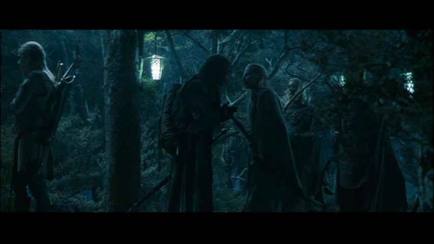 Scéna z Lothlorienu