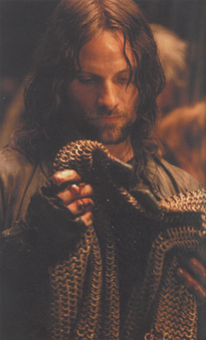 Aragorn s drátěnou košilí