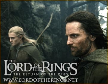 Legolas a Aragorn před Stezkami mrtvých - Návrat krále