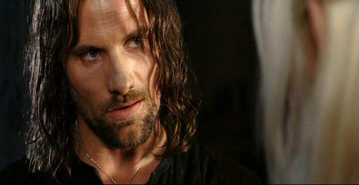 Aragorn hovoří s Gandalfem