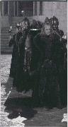 Denethor a zraněný Faramir