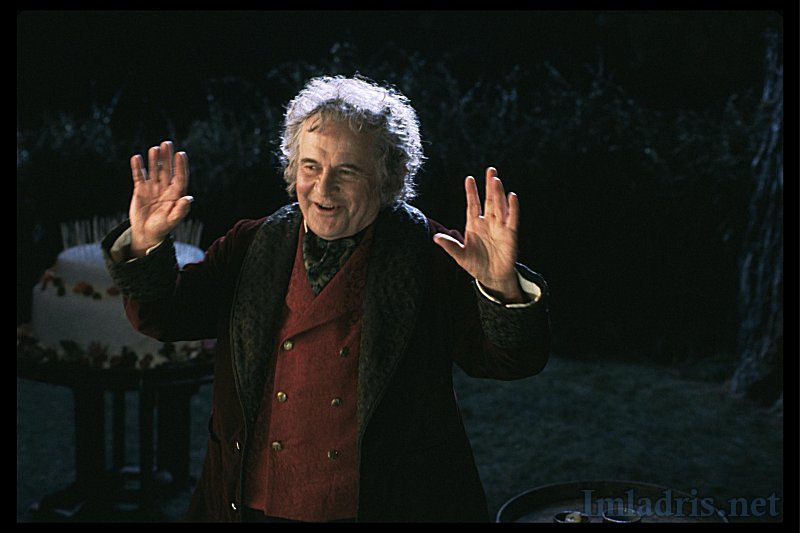 Bilbo na oslavě svých narozenin
