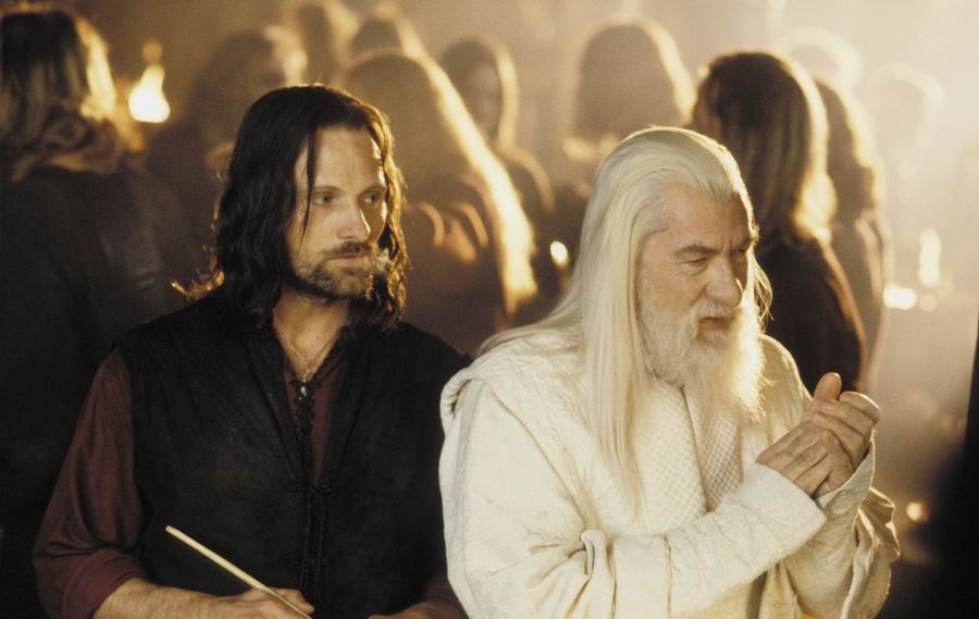 Aragorn a Gandalf