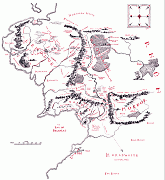 Mapa Středozemě